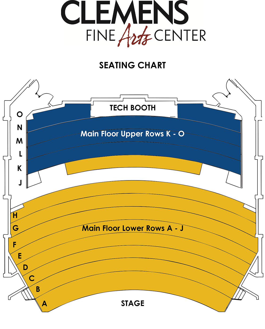 Clemens Center Seating Chart | Portal.posgradount.edu.pe